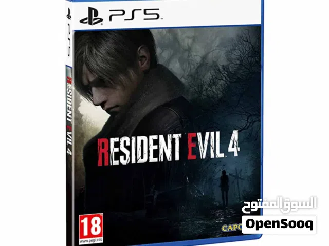 resident evill ps5  السيدي شبه جديد