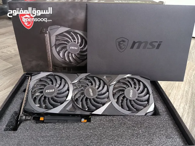 للبيع كرت 3060TI MSI 3FAN الكرت نظيف واستخدام قيمنق ( مع الكارتون )