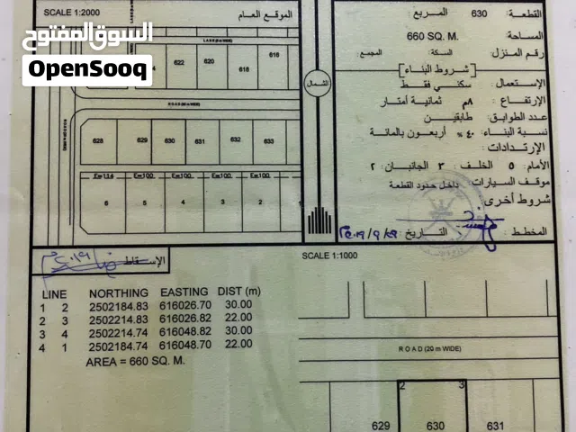 Residential Land for Sale in Al Sharqiya Al Mudaibi