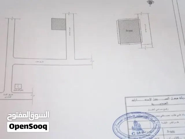 قطعة أرض .. المساحة. 500 م\\ 20×25