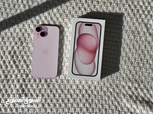 iPhone 15 pink 256 للبدل على جهاز اندرويد فقط