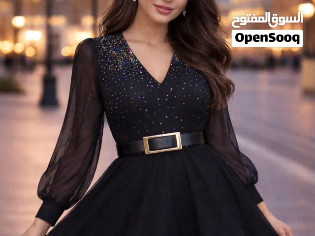 فستان للبيع استخدام ساعه فقط جديد لون اسود