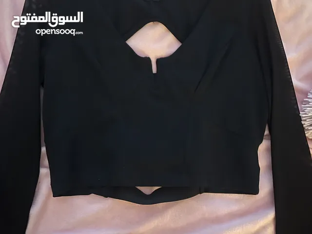 Bebe Long Sleeve Crop Top