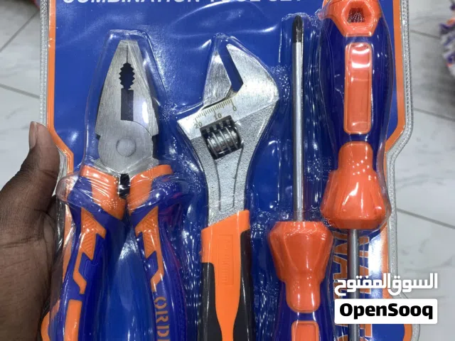 6-piece Combination Tool Set - Pliers, Adjustable Wrench Screwdrivers (New)