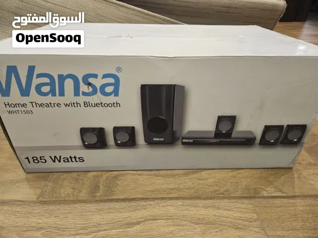 NEW Sealed Wansa 5.1 Channel Bluetooth Home Theatre 185W مسرح منزلي ونسا 5.1 بلوتوث جديد بالكرتون