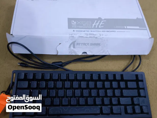 كيبورد attack shark x68 HE  استعمال قليل جدا٫