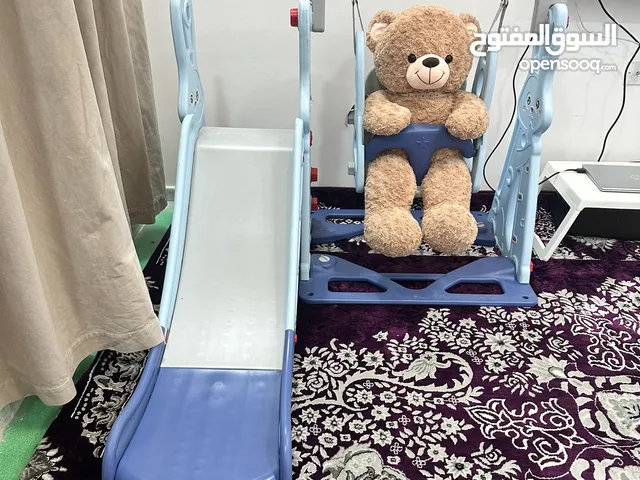 Baby indoor and outdoor swing plus slide