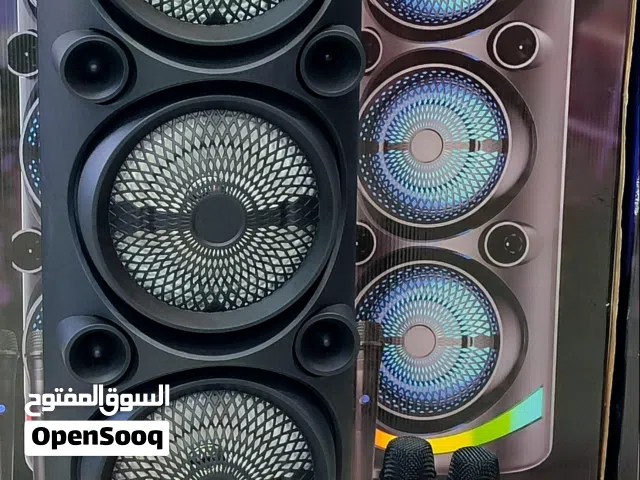 سماعة شحن متنقلة مع اثنين مايكروفون لاسلكي 8 انش ثلاثية