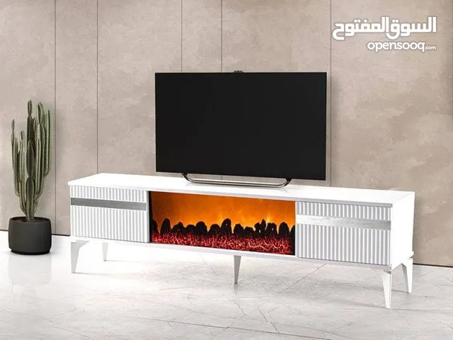 طاوله تلفاز تركيه مع شاشه إنارة الصغيره