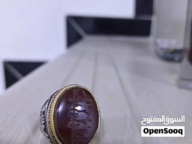 خاتم عقيق  يمني تمري قديم صياغه جميله جدا