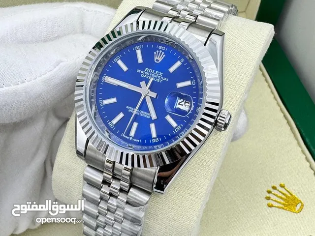 ساعات رولكس غنية عن التعريف متوفر لون اخضر/ ازرق/اسود لون ثابت جودة عالية