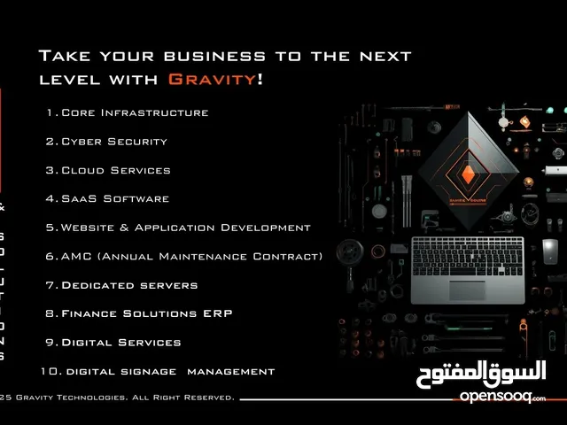IT Services Infrastructure Website Software Licence Erp Pos Cybersecurity