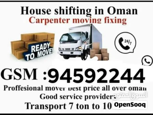 House shifting service villa Office shifting furniture fixed All Oman