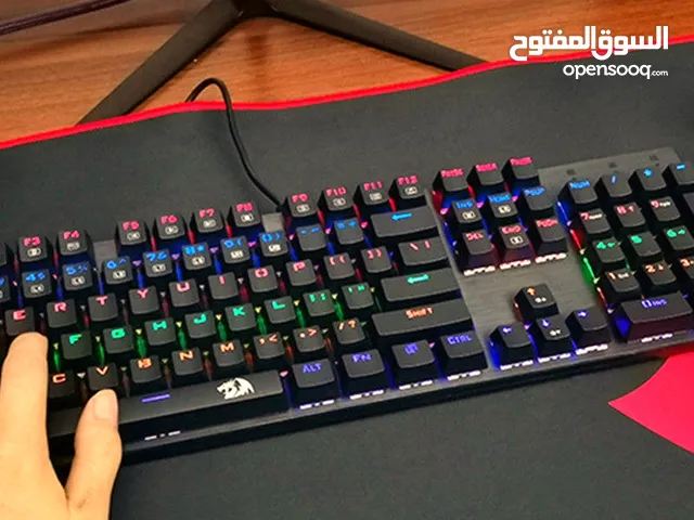 كيبورد ميكانيكي REDRAGON كامل 100% مستعمل بحالة ممتازة