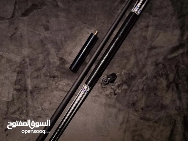 Billiard Cues & Accessories عصي بلياردو ألياف كربون وخشب قيقب، قفازات، طباشير، شنط وحقائب