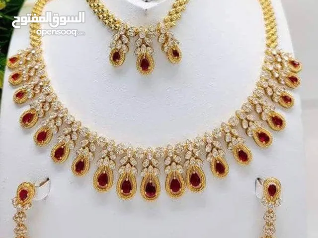 الجديد وصل من جديد طقوم زركون بلاتين مقاوم للصداء والتاكل تصميم ايطالي
