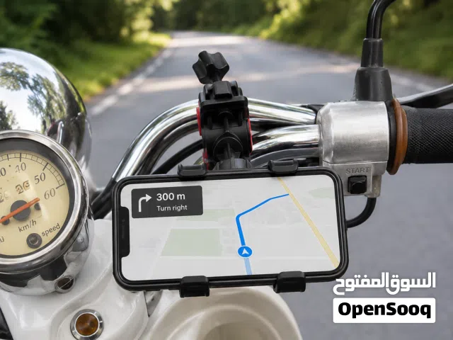 ثبت وصور بثبات حامل موبايل للدراجات الهوائيه