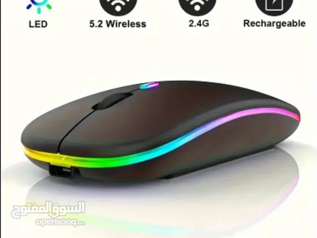 ماوس بلوتوث لاسلكي، مستقبل لاسلكي USB بلوتوث 5.1 + 2.4 جيجاهرتز, ماوس لاسلكي بلوتوث صامت.