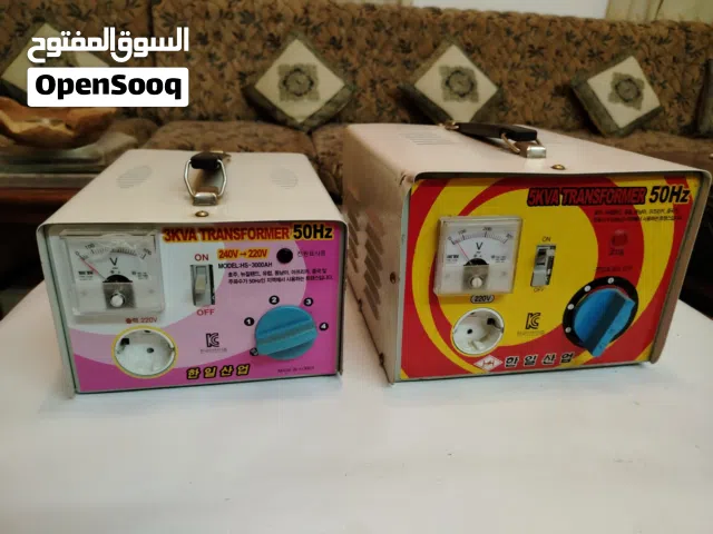 محولات  عدد 2 : 3KVA + 5KVA. كوري.