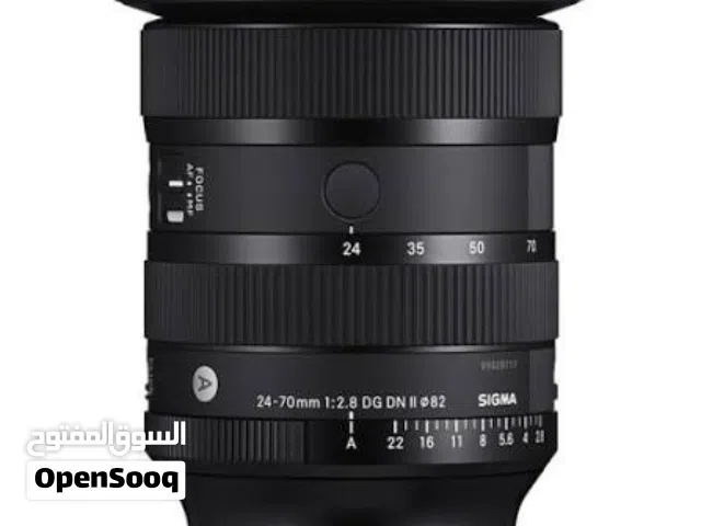 للبيع: Sigma 24-70mm f/2.8 DG DN II Art Lens – Sony E بحالة ممتازة