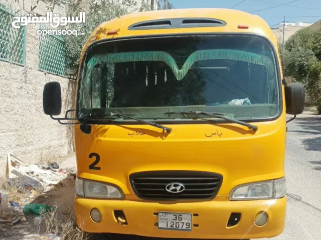باص مدرسة هونداي كونتي 2007 فحص كامل 22راكب مع عقدو بسعر مناسب كاش فقط قابل للتفاوض