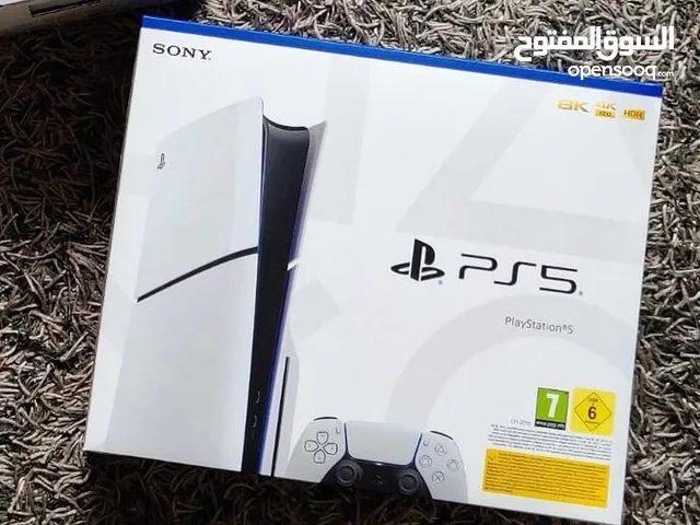 بلايستيشن 5 سليم  ps5 slim مع 5 اشرطة