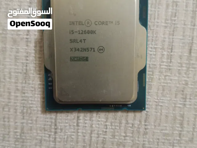 معالج i5.12600k ويوجد معالج i5.11600k وكاله طبعا