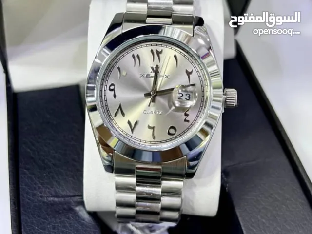 ساعة رجالية فخمه شكل جديد متوفر منها اربعه الوان مناسبة جميع الاعمار