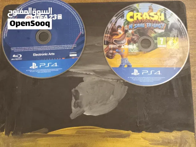 سوني 4عادي اتصلح اربع مرات  مع يد شريطين CRASH فيفا 23