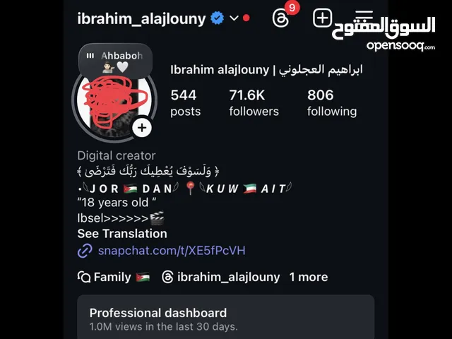 Social Media Accounts and Characters for Sale in Dubai