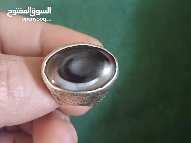 خاتم فضه عقيق