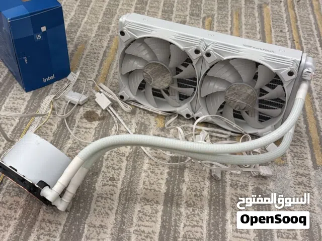 مبرد مائي شبه جديد DarkFlash DX240 V2 Liquid  Cooler(240mm) مناسب لجميع انواع المعالجات