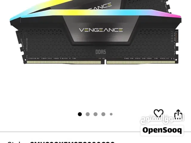 للبيع: رامات Corsair Vengeance RGB DDR5 Ram