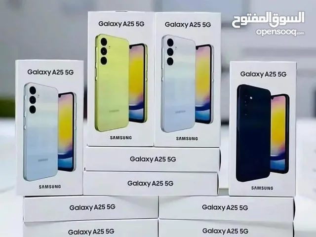 جديد مكفول سنه Samsung A25 5G رام 16 جيجا 256 هدية كفر ولزقة وشاحن الاصلي متوفر توصيل