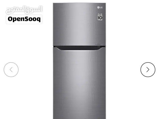 LG Double Door Top Mount Refrigerator, Net Total Capacity 234L, Platinum