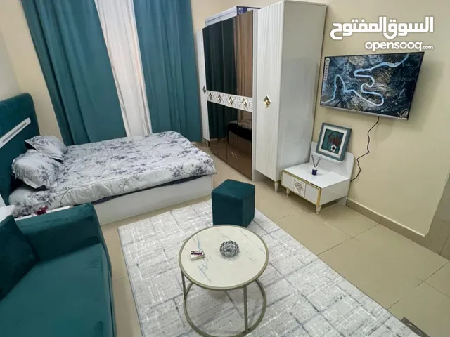 استدية مفروش شهرى بابراج الياسمين بالجرف 2 مقابل سيتى سنتر عجمان وقريب سوق سالم وقريب من مخرج دبى