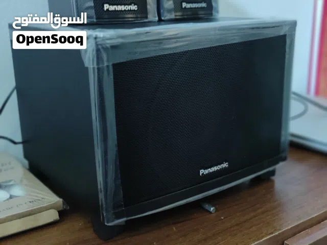 سماعات Panasonic أصلية مع سب ووفر بلوتوث USB AUX وراديو بحالة الوكالة وكفالة سنة كاملة جديده