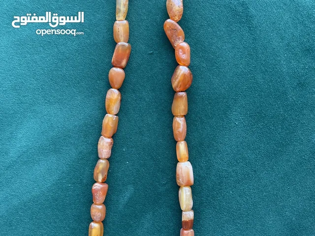 عقد عقيق سليماني جميل جداً