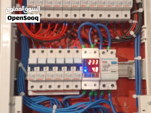 كهربائي منازل مصري سكان جنزور جميع اعمال الكهرباء