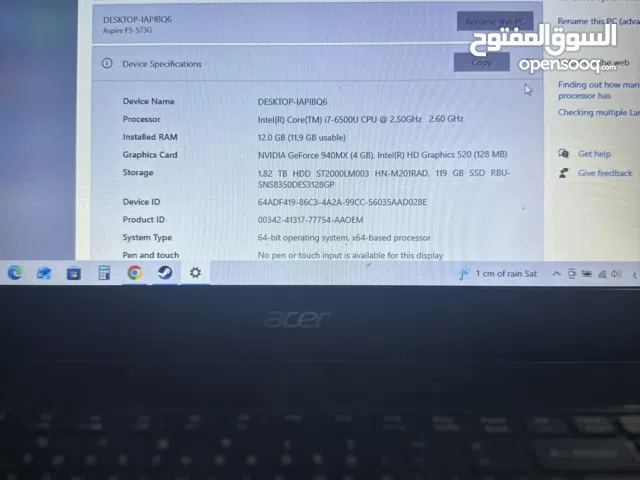 Windows Acer for sale  in Farwaniya