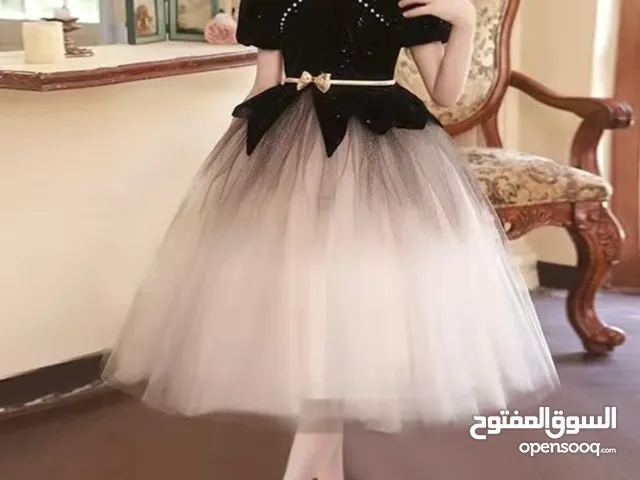 فستان بنات اسود