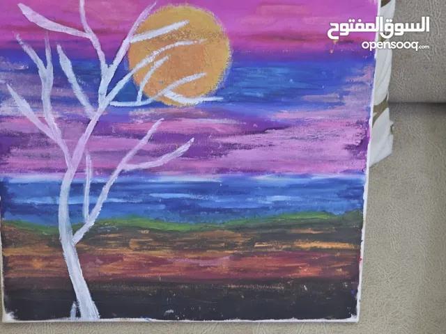 لوحة فنية لفتاة صغيره