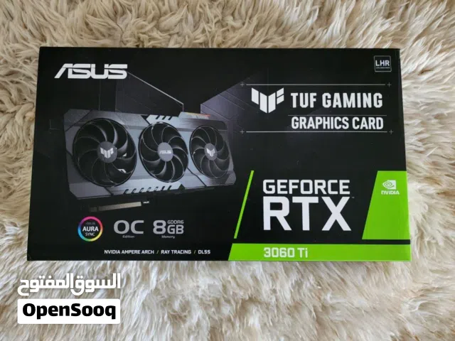 كارت شاشه RTX 3060 Ti  للبيع 470 نسخه OC من TUF Gaming