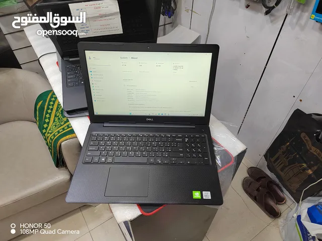 Dell inspiron core i7 1065G7 10 generation Ram 32 ddr4 Hard 512 mt ssd Nvidia 2g Ultra slim جيل عاشر