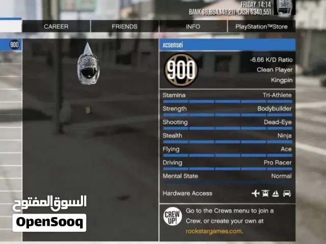 GTA Accounts and Characters for Sale in Jerusalem