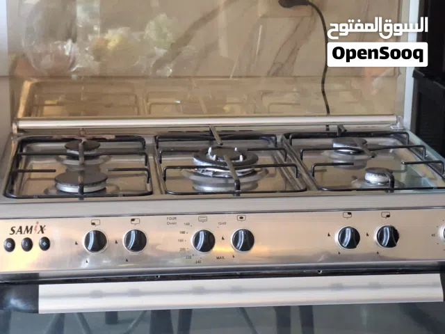 غاز مع فرن  ايطالي سامكس استخدام شهر للبيع بسعر مغري