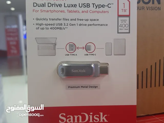 Sandisk 1TB dual drive luxe USB type-c flash drive 3.2 gen