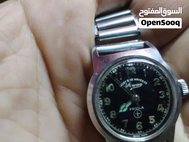 للبيع ساعة رجالية فنتج مجددة مينا West End Watch Co سويسرية البيع مع المينا القديم