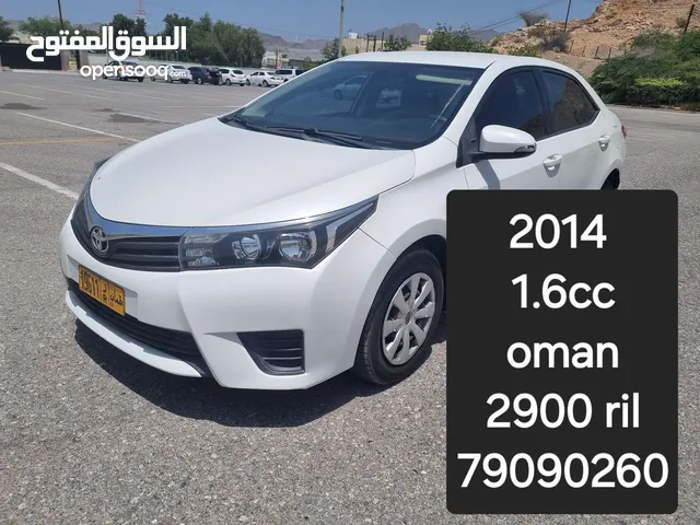 2014م كرولا 1.6cc وكالة عمان فل تماتك
