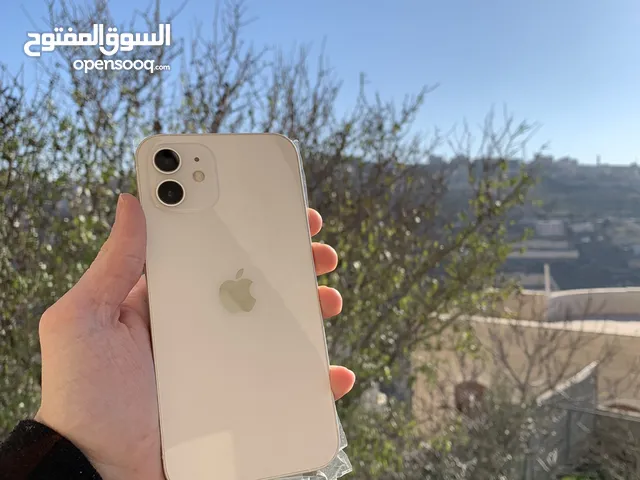 ايفون 12 64 جيجا لون ابيض بطارية 94٪مش مغير قطع الجهاز كلشي فيه مية المية وفقط على 999 شيكل